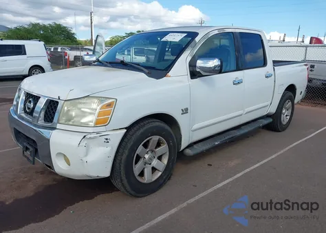 2004 Nissan Titan Le из США, поврежденный, VIN 1N6AA07AX4N573607